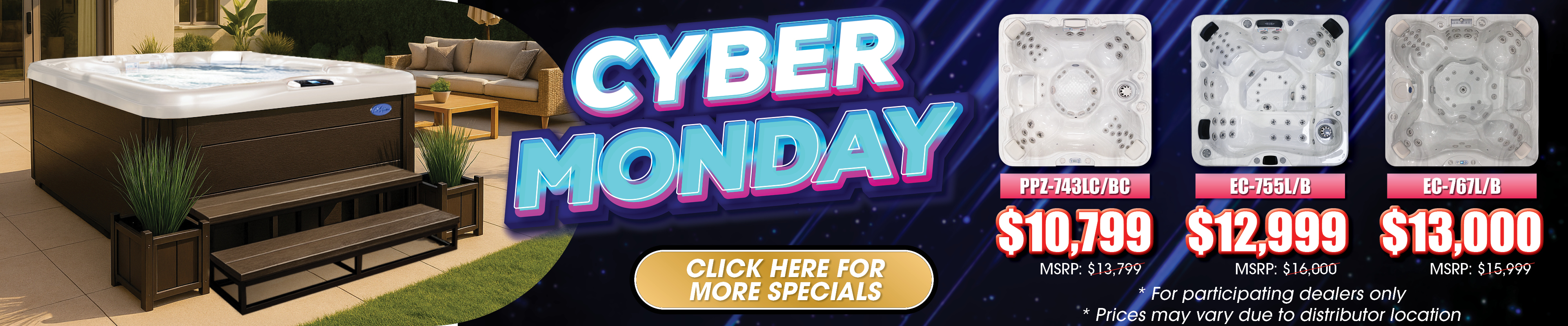 Calspas hot tub being used in a family setting - Paloalto